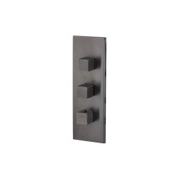 Oxo bateria wannowo-prysznicowa termostatyczna podtynkowa szczotkowany tytan 100282716