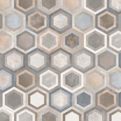 Vives płytki hexagonalne we wzory 23x26,6 płytki na podłoge ściane matowe płytki surowy beton