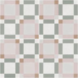 kompozycja Patterns Pink Square 22,3x22,3 płytka patchworkowa