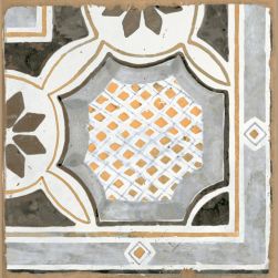 Mumble T.Barcelos 19,5x19,5 płytki patchworkowe odcienie szarości z geometrycznym wzorem