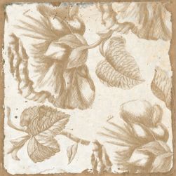 Mumble T.Barcelos 19,5x19,5 płytki patchworkowe beżowa z delikatnym kwiatowym wzorem