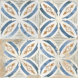 Płytka patchwork geometryczny wz&oacute;r kwiatowy