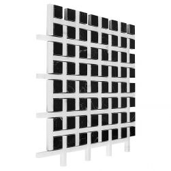 Dunin czarno białe mozaiki na ściane podłoge biało czarne kafelki 30x30 nowoczesna łazienka kuchnia salon