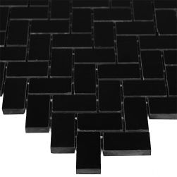 Dunin czarna mozaika na ściane 30x30 czarne kafelki mozaika do łazienki czarny marmur