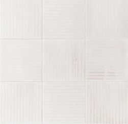 home kwadratowe płytki strukturalne w kolorze białym matowe