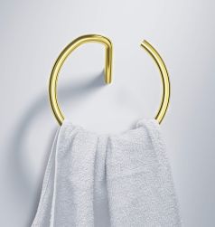 ręcznik na Deante Silia Wieszak na ręcznik ścienny okrągły złoty ADI_Z611