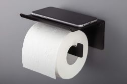Mokko Uchwyt na papier toaletowy - z półką ADM_N221