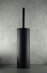 Round Szczotka WC wolnostojąca czarna ADR_N712