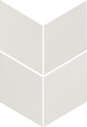 kompozycja Rhombus White 14x24 płytka w kształcie rombu