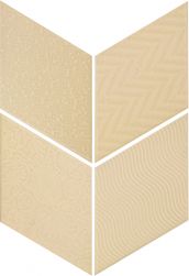 kompozycja Rhombus Cream 14x24 płytka w kształcie rombu