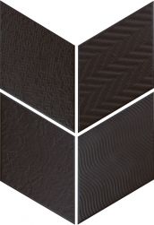 kompozycja Rhombus Black 14x24 płytka w kształcie rombu