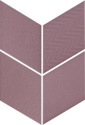 kompozycja Rhombus Violet 14x24 płytka w kształcie rombu