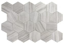 Lithos Grey 11,6x10,1 płytki heksagonalne