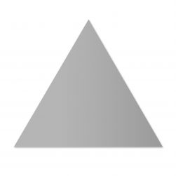 Triangle Grey Matt 20x23