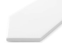 Tritone White 01 7,5x22,7 płytka dekoracyjna zbliżenie na powierzchnię
