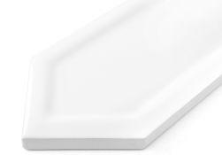Tritone White 02 7,5x22,7 płytka dekoracyjna widok na powierzchnię