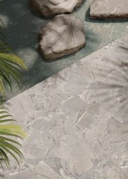 Szare płytki imitujące kamień z kolekcji Unique Infinity