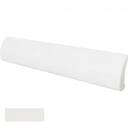 Masia Pencil Bullnose Blanco 3x15 listwa dekoracyjna gładka biała połysk