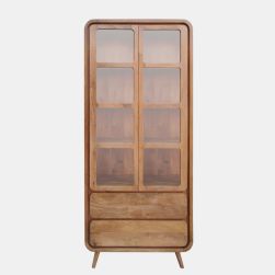 Halina witryna 90x200 cm karmel JBG3-M16