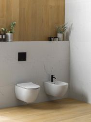 wizualizacja Arquitect bidet wiszący biały 100328473