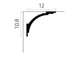 wymiary Mardom Listwa maskująca karnisz PolyForce MD105 10,8x200 cm