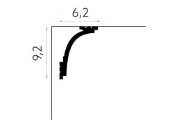 wymiary Mardom Listwa maskująca karnisz PolyForce MD111 9,2x200 cm