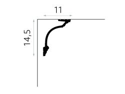 wymiary Mardom Listwa maskująca karnisz PolyForce MD156 11x200 cm