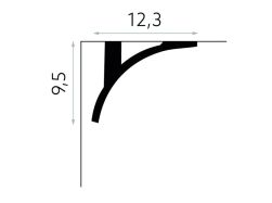 wymiary Mardom Listwa maskująca karnisz PolyForce QL011 9,5x200 cm