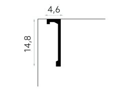 wymiary Mardom Listwa maskująca karnisz PolyForce QL036 14,8x240 cm