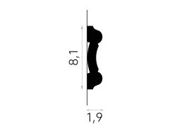 wymiary Mardom Listwa ścienna dekoracyjna PolyForce MDD339 8,1x200 cm
