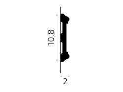 wymiary Mardom Listwa ścienna dekoracyjna PolyForce MDD410 10,8x200 cm