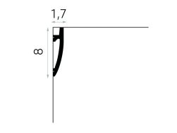 wymiary Mardom Listwa sufitowa gzyms PolyForce MD030 8x200 cm