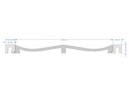 wymiary Mardom Panel ścienny Premium 3D WP004P Eterno 270 cm