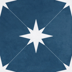Ponent Blue 22,3x22,3 płytki patchworkowe