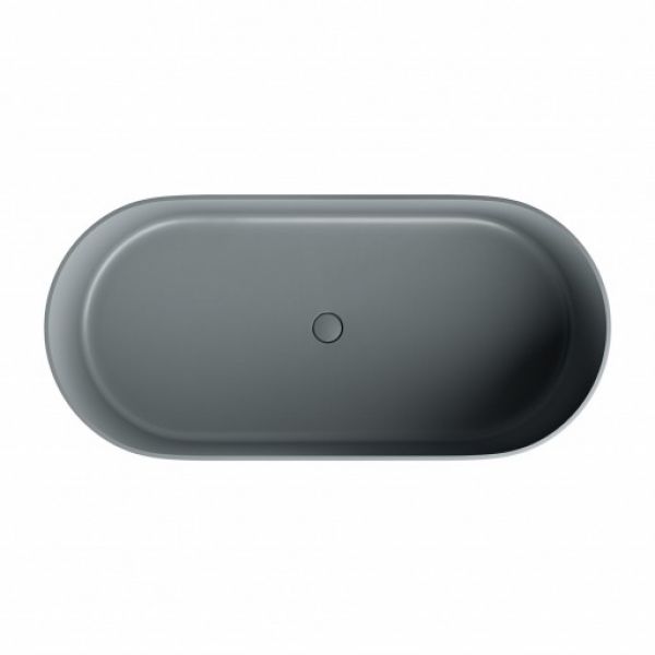 Ovo M+ wanna wolnostojąca 160x75 ash grey OVOWWAG widziana z g&oacute;ry
