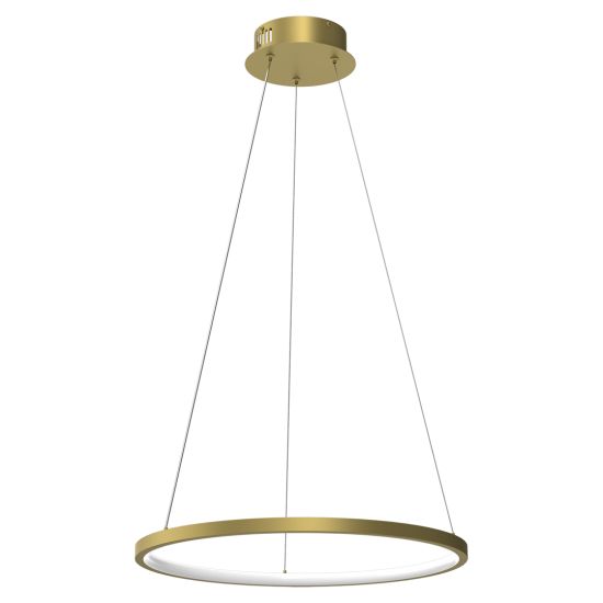 Lampa wisząca Rotonda Gold 27W LED, minimalistyczna