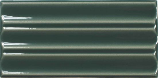 Fayenza Belt Royal Green Gloss 6,2x12,5 cegiełka trójwymiarowa