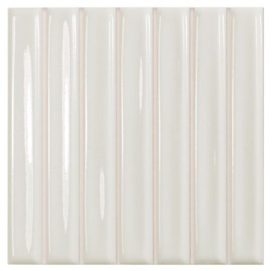 Sweet Bars White Gloss 11,6x11,6 płytka trójwymiarowa