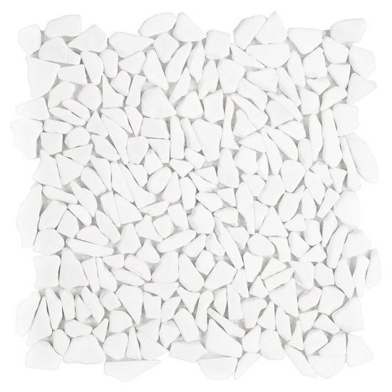 Dunin biała mozaika na ściane mozaika naturalny kamień