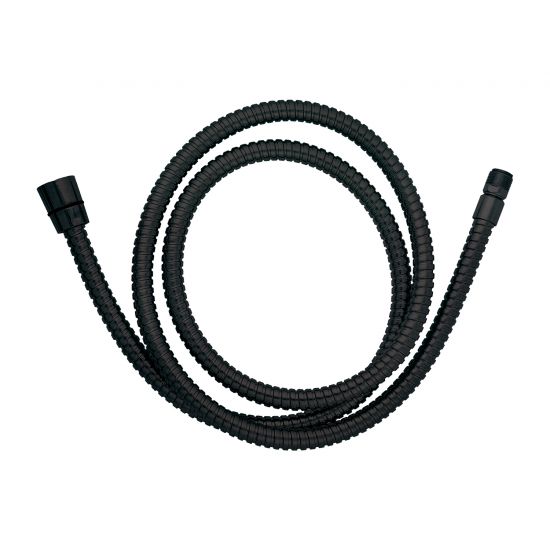 Wąż kuchenno-wannowy 180 cm czarny 062MBL