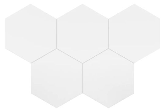 kompozycja Coimbra White 17,5x20 płytka heksagonalna