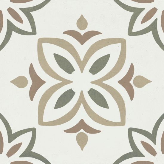 Provenza Green Bloom 22,3x22,3 płytka dekoracyjna wzór 1