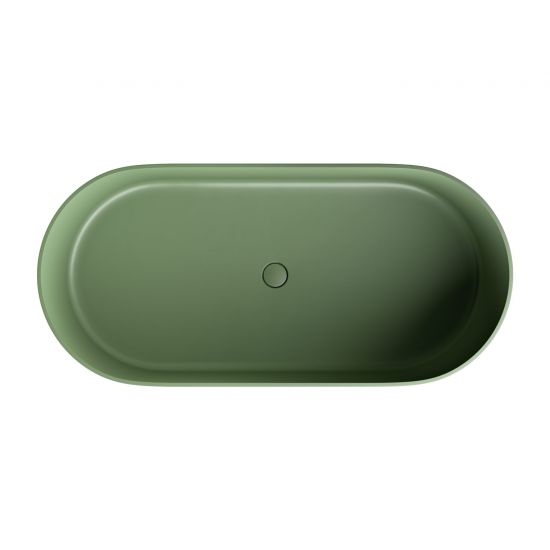 Ovo M+ wanna wolnostojąca 160x75 olive OVOWWOL widziana z g&oacute;ry