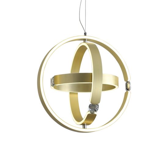 Lampa wisząca Sirius 80W, glamour, zbliżenie na szczeg&oacute;ły
