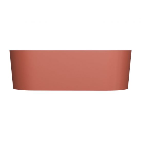 Ovo M+ wanna wolnostojąca 160x75 terracotta OVOWWTE widziana z boku