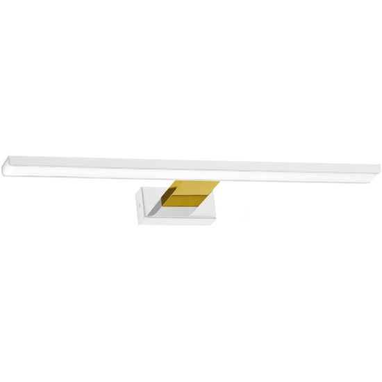 Milagro Kinkiet Shine white/gold 13,8W LED, minimalistyczny