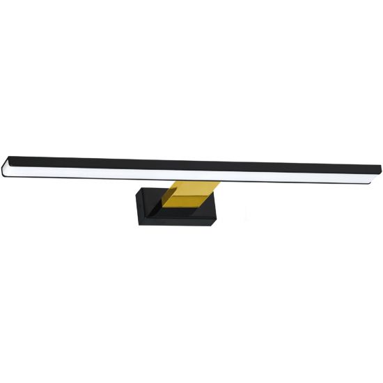 Milagro Kinkiet Shine Black/Gold 13,8W LED, elegancki
