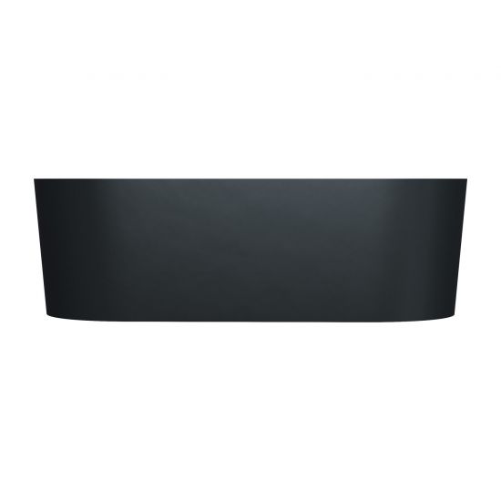 Ovo M+ wanna wolnostojąca 160x75 black lava OVOWWBLV widziana z boku