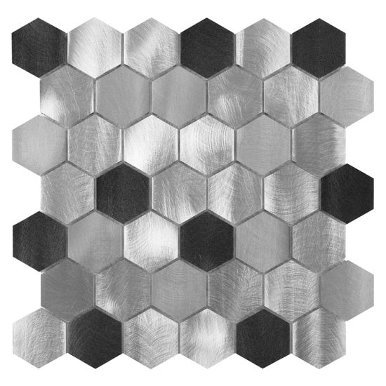 Allumi Grey Hexagon Mix 48 30x30 mozaika dekoracyjna