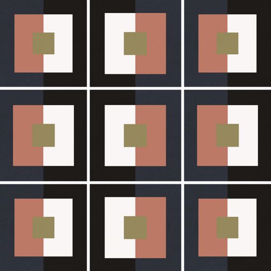 kompozycja Bauhome Punkt Cold 20x20 płytka patchworkowa